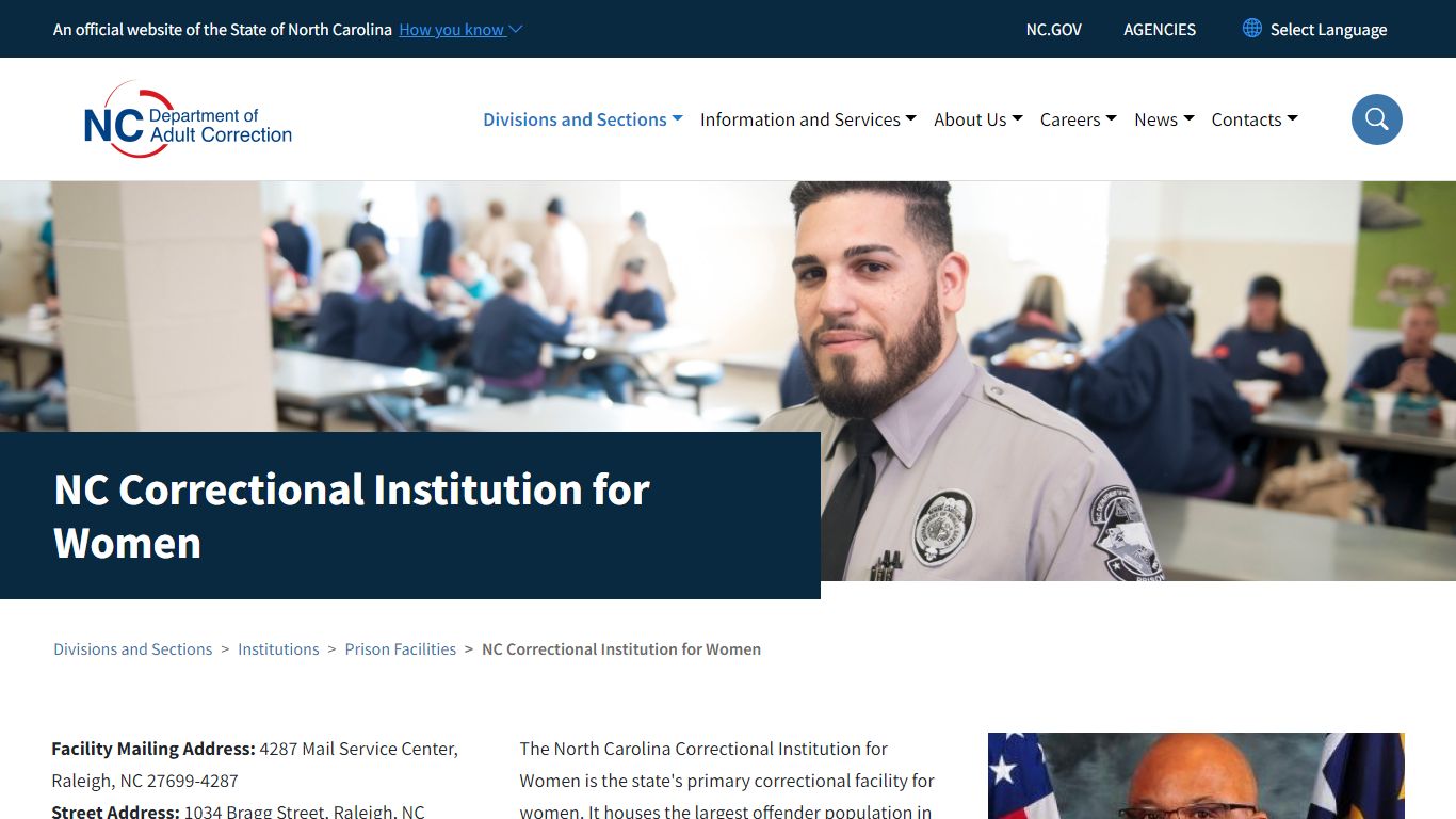 NC Correctional Institution for Women | NC DAC