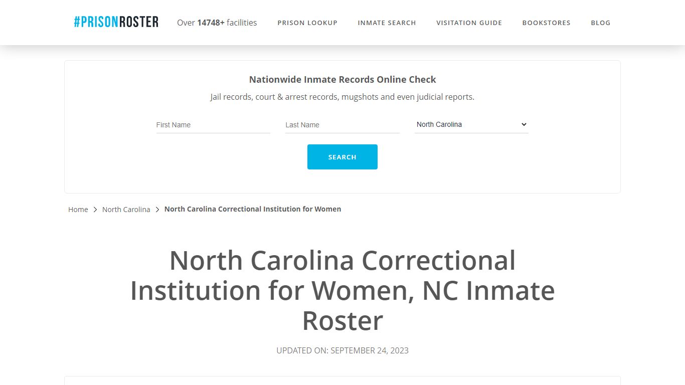 North Carolina Correctional Institution for Women, NC